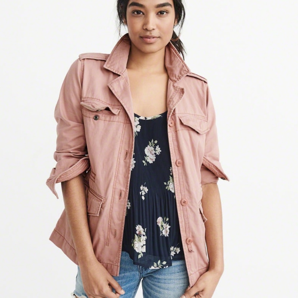 ABERCROMBIE AND FITCH SHIRT JACKET XS